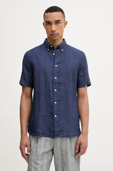 Tommy Hilfiger košile pánská lněná