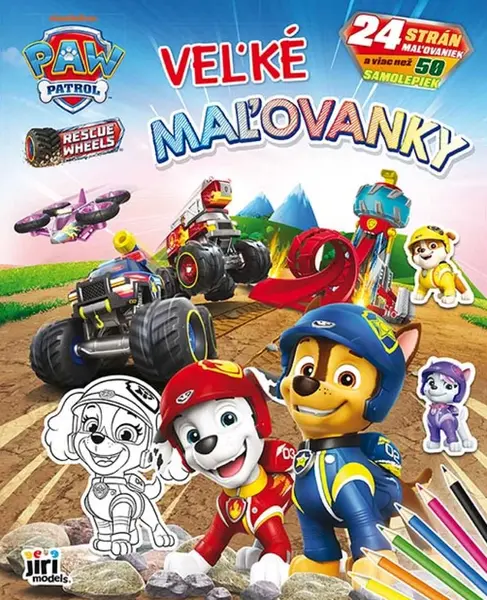 Veľké maľovanky Labková patrola
