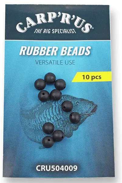 Carp´r´us gumové korálky rubber beads 6 mm 10 ks