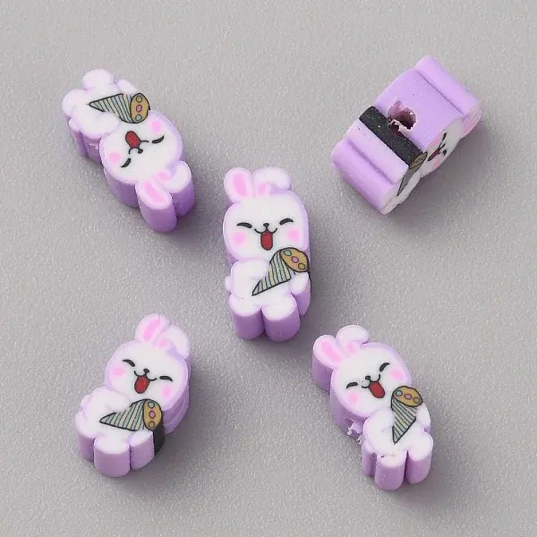 Cartoon Handmade Polymer Clay Beads