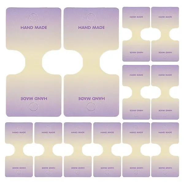 50Pcs Folding Paper Jewelry Display Cards