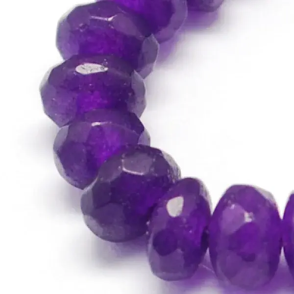 Natural White Jade Bead Strands
