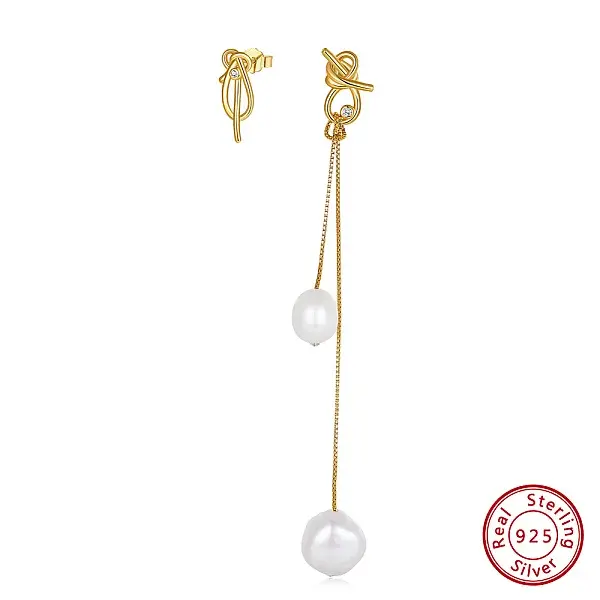 925 Sterling Silver Bowknot Stud Earrings with Cubic Zirconia