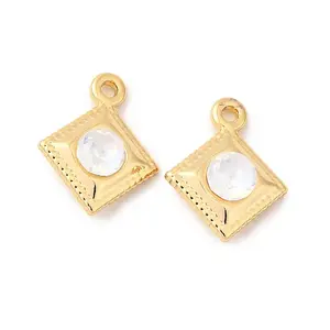Brass Glass Charms