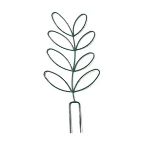 Leaf-Shaped Iron Plant Trellis