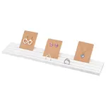 3-Slot Wooden Display Card Board