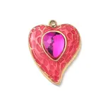 304 Stainless Steel Rhinestone Pendants