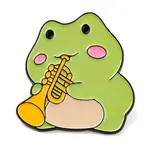 Cartoon Frog Enamel Pins