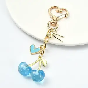 Alloy Enamel with Resin Pendant Decorations