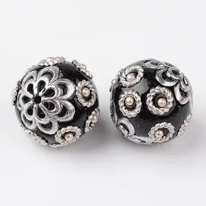 Round Handmade Indonesia Beads