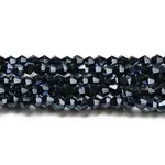 Transparent Electroplate Glass Beads Strands