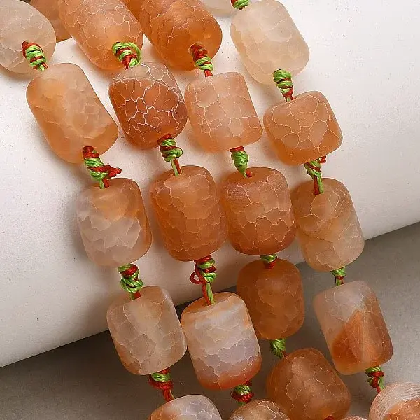 Natural Weathered Agate Beads Strands