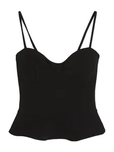 Bershka Top  čierna