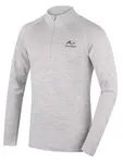 Husky Merow zip M XXL, light grey Merino termoprádlo triko
