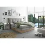 Livetastic POSTEL BOXSPRING, 180/200 cm, světle šedá