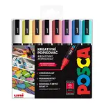 Sada akrylových popisovačov UNI POSCA PC-5M