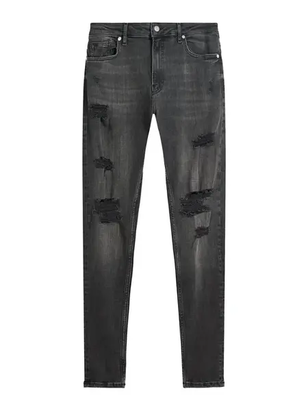 Bershka Džínsy  čierna