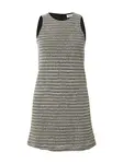 EDITED Šaty 'Benedicta'  krémová / čierna / biela