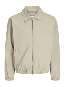 JACK & JONES Prechodná bunda 'JORCatskills Harrington'  kapučíno