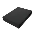 EcoMatrace Jersey prostěradlo Exclusive černé 180x200 cm
