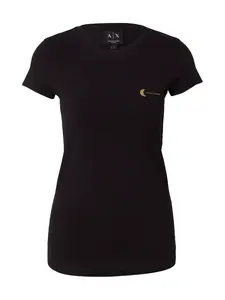 ARMANI EXCHANGE Tričko  zlatá / čierna