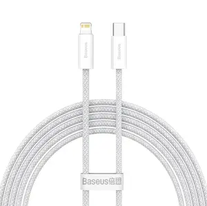 Kabel Baseus CALD000102 Dynamic Series USB-C to Lightning 20W 2m, bílá
