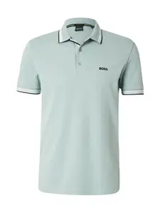 BOSS Tričko 'Paddy'  mätová / čierna / biela