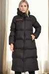 Z9756 DEWBERRY WOMEN'S PUFFER COAT-BLACK