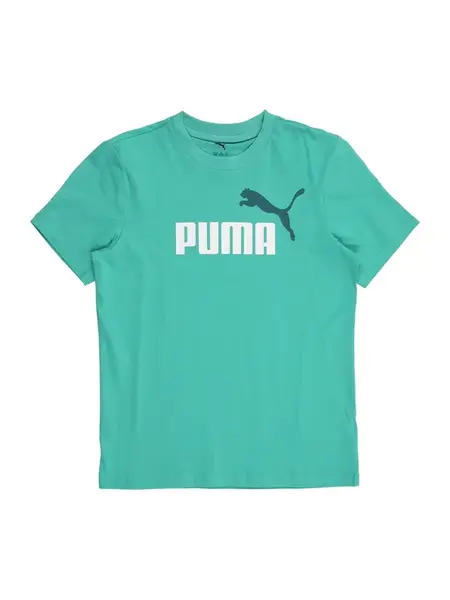 PUMA Tričko 'Essentials No.1'  smaragdová / jedľová / biela