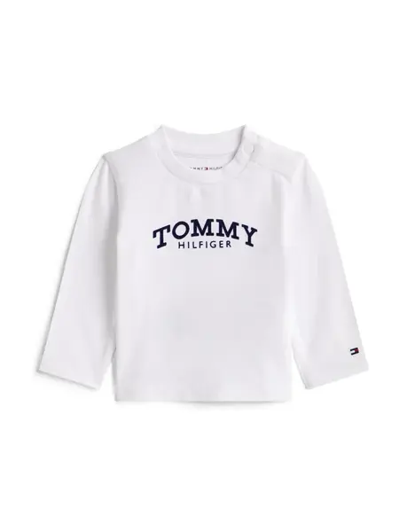 TOMMY HILFIGER Tričko  čierna / biela
