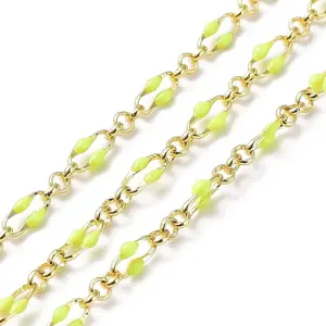 Enamel Oval Link Chains