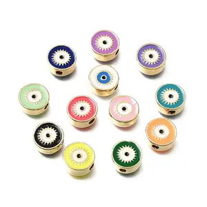 Brass Enamel Beads