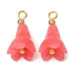 Dyed Synthetic Coral Pendants