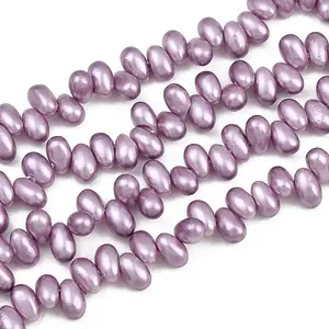 Electroplated Shell Pearl Beads Strands