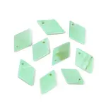 Spray Painted Natural Freshwater Shell Pendants