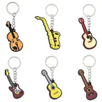 6Pcs 6 Styles Silicone Keychains