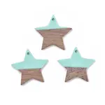 Resin & Walnut Wood Pendants