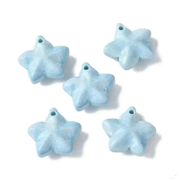 Natural Rainbow Alashan Agate Charms