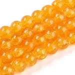 Transparent Crackle Glass Bead Strands