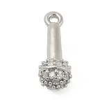 Brass Micro Pave Cubic Zirconia Pendatns