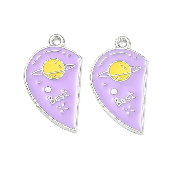 Alloy Enamel Pendants