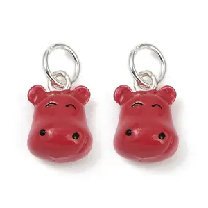 Alloy Enamel Animal Cartoon Charms