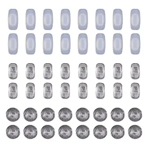 24 Sets 3 Style Silicone Eyeglass Nose Pads