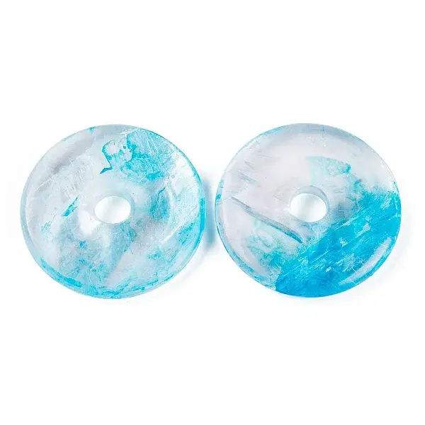 Natural Calcite Dyed Pendants