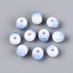 Handmade Crackle Porcelain Beads