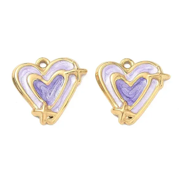 304 Stainless Steel Enamel Pendants