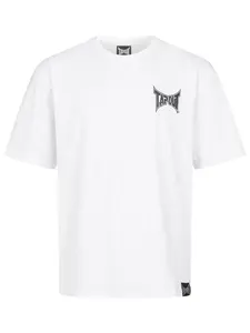 Tapout Tričko 'Creekside'  čierna / biela