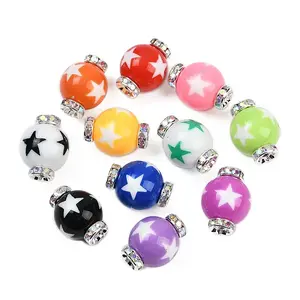 Resin Rhinestone Beads