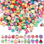 400Pcs 2 Styls Handmade Polymer Clay Beads