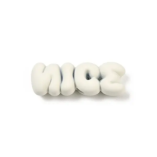 Spray Painted Alloy Beads